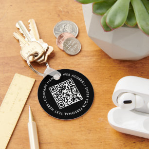 Chaveiros Promoção Empresarial Código QR Design Pe