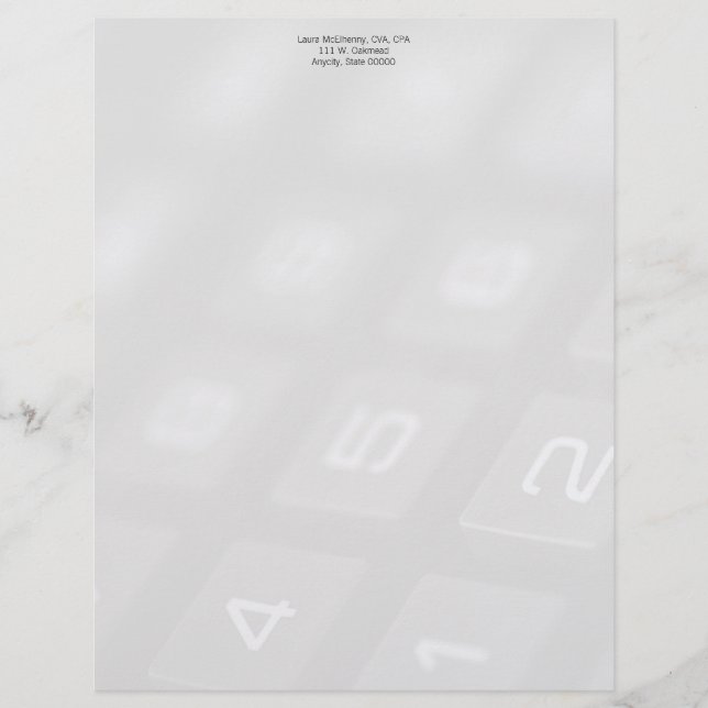 Chaves de número na perda da calculadora (Frente)