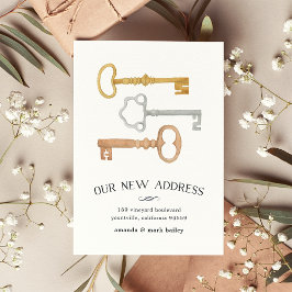 Chaves de Vintage | Anúncio de mudança