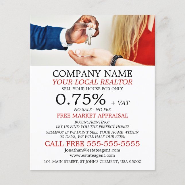 Chaves, Realtor, Agente Estatal Folheto Publicitár (Frente)