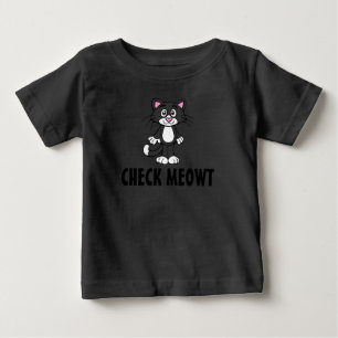 CHECK MEOWT Baby Kids CAT T-shirts