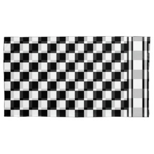 Checkered clássico eu sangro competindo o branco