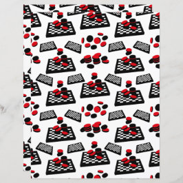 Checkers Scrapbook Paper
