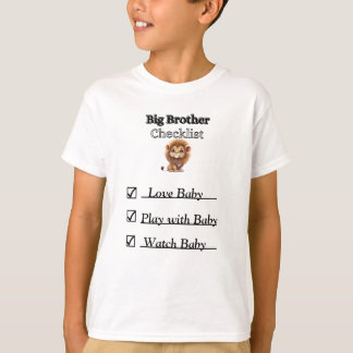 Checklist para T-shirt do Big Brother
