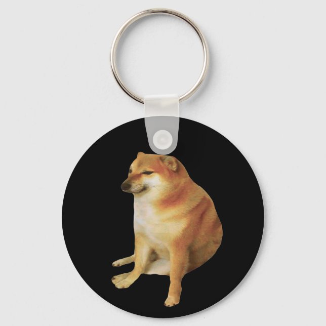 Cheems Meme Chaveiro (Frente)