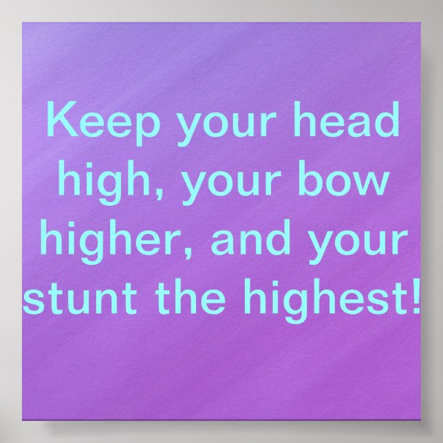 Cheer poster (Frente)