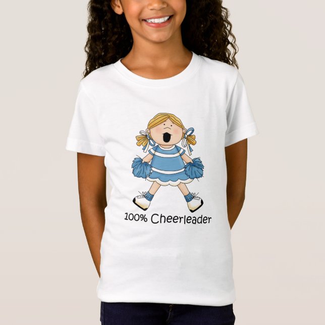 Cheerleader Bonito De 100 Por Cento - Camisa Loura (Frente)