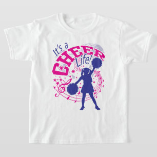 Cheerleaderes, é uma vida alegre, camiseta animada