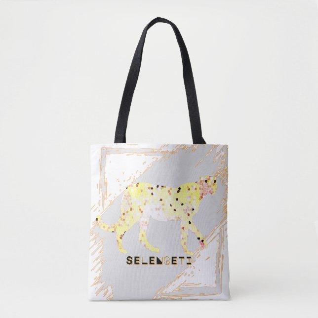 Cheetah Small Tote Bag (Frente)