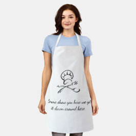 Chef Apron Negrito e Engraçado