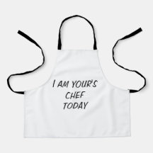 CHEF APRON "Sou o seu chef hoje"