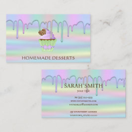 Chef de cozinha de logotipo de cupcake, Cartão de