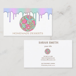 Chef de cozinha de logotipo de cupcake, Cartão de