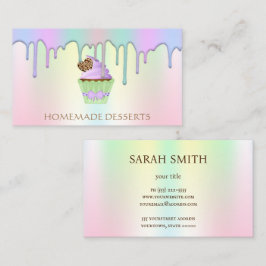 Chef de cozinha de logotipo de cupcake, Cartão de