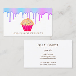 Chef de cozinha de logotipo de cupcake, Cartão de