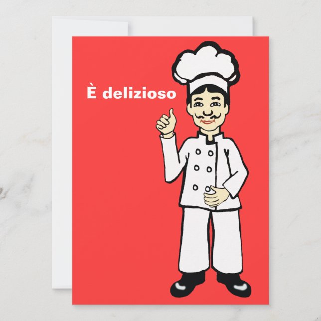 Chef italiano - È delizioso (Frente)