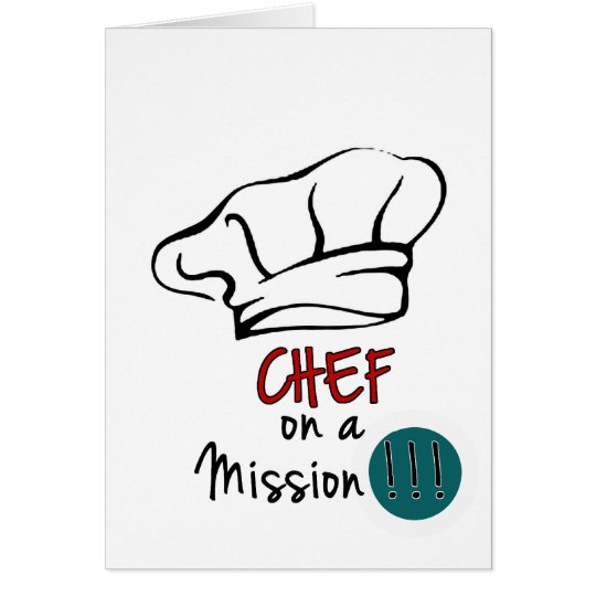 Chef on a Mission Cartão