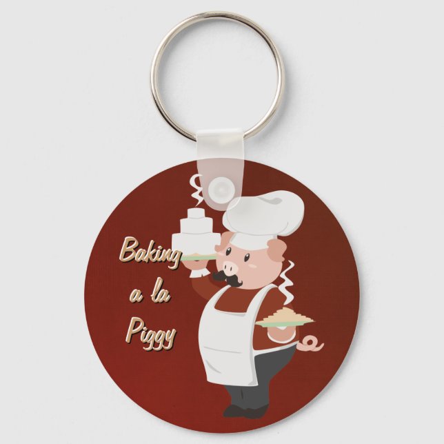 Chef Piggy Chaveiro (Frente)