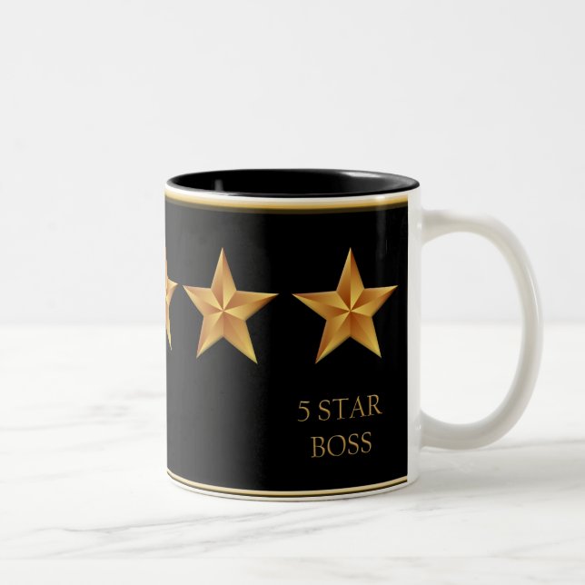 Chefe 5 Caneca Preta de 5 Estrelas (Direita)