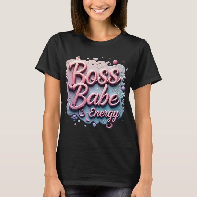 Chefe Babe Vibes T-shirt (Frente)