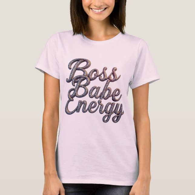 Chefe Babe Vibes T-shirt (Frente)