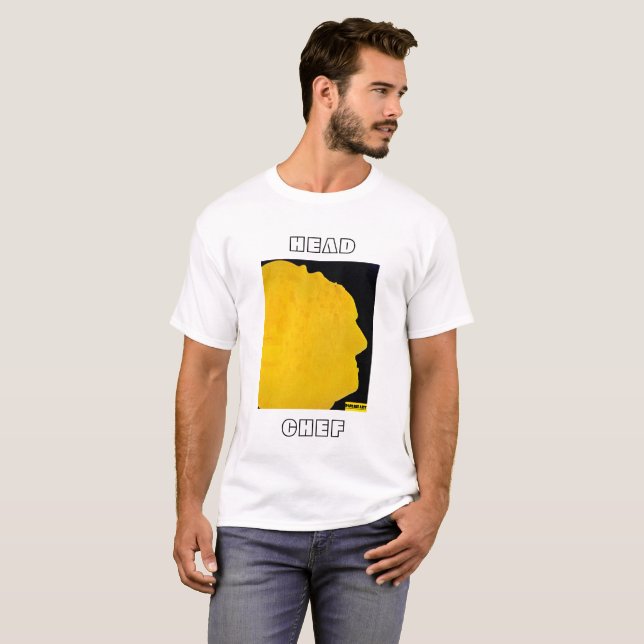 Chefe Chef Pancake Art Funky T-Shirt (Frente Completa)