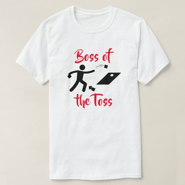 Chefe do Toss T-Shirt (Frente do Design)