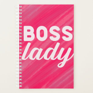 Chefe Lady - planejador - rosa quente -
