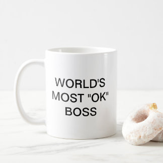Chefe mais "OK" do mundo - Uma medíocre caneca de