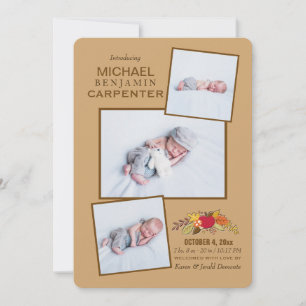 Chegada do Outono 3 Foto Anúncio de Nascimento