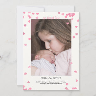 Chegou no nosso anúncio de nascimento da foto de n