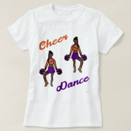 Cheio/ Dança T-Shirt Purple Orange )