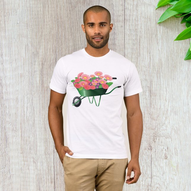 Cheio De Barras De Rodas Para Flores, T-Shirt (Criador carregado)