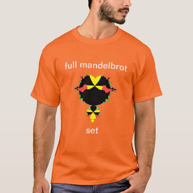 Cheio do mandelbrot set pop-art T-Shirt (Frente)