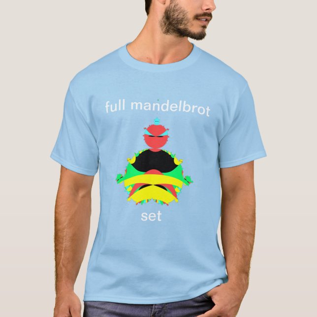 Cheio do mandelbrot set pop-art T-Shirt (Frente)