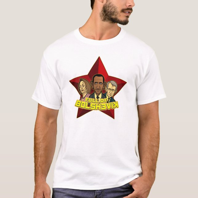 Cheio do t-shirt de Bolshevik (Frente)