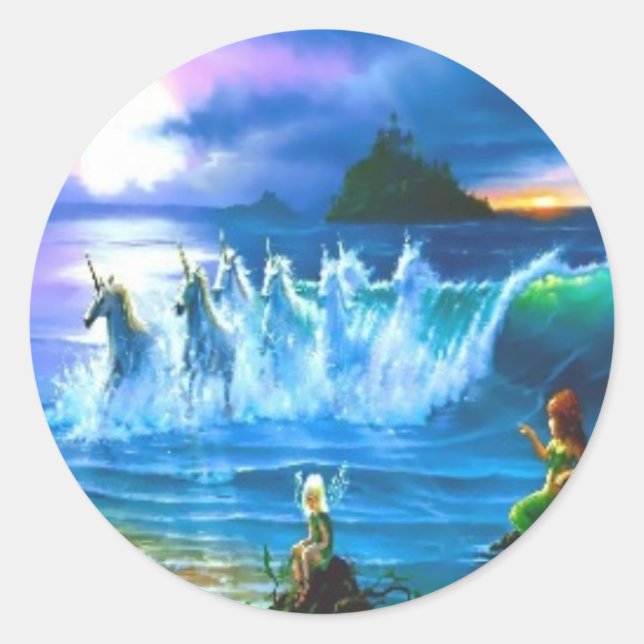 Cheio Oceânico De Autocolantes (Frente)