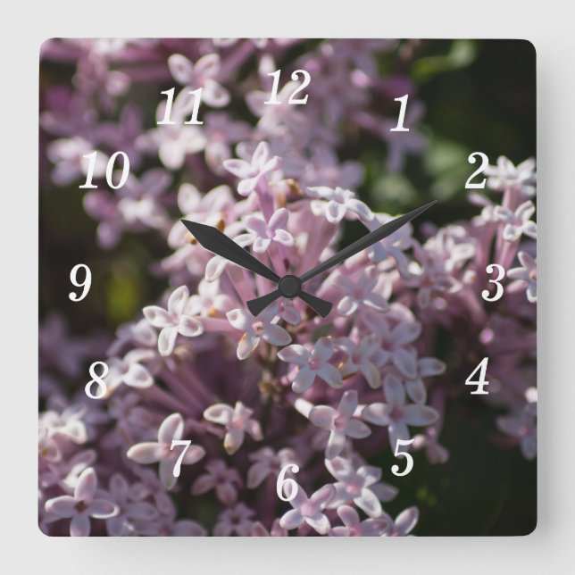 Cheire Aquele Relógio De Parede Lilac (Frente)