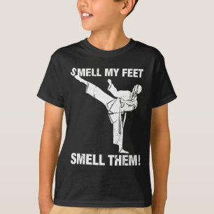 Cheire Meu Cheiro Engraçado Camisa De Karate Dando