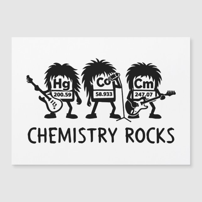 Chemistry Rocks Science Rock Band (Frente)