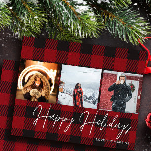 Cheque de Buffalo 3 Feriados Felizes de Fotografia