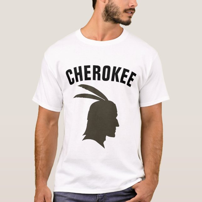 CHEROKEE INDIAN ROOTS T-Shirts (Frente)