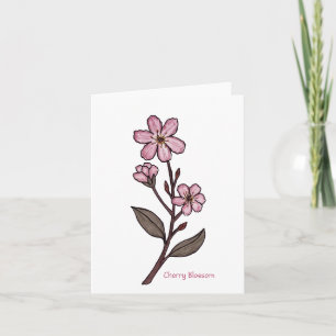 Cherry Blossom - Cartão de saudação