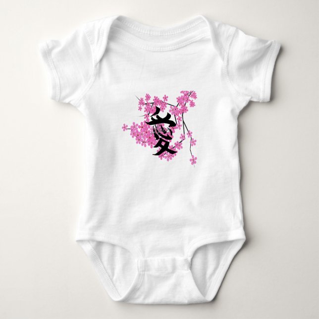 Cherry Blossom Design - Kid T-shirt (Frente)