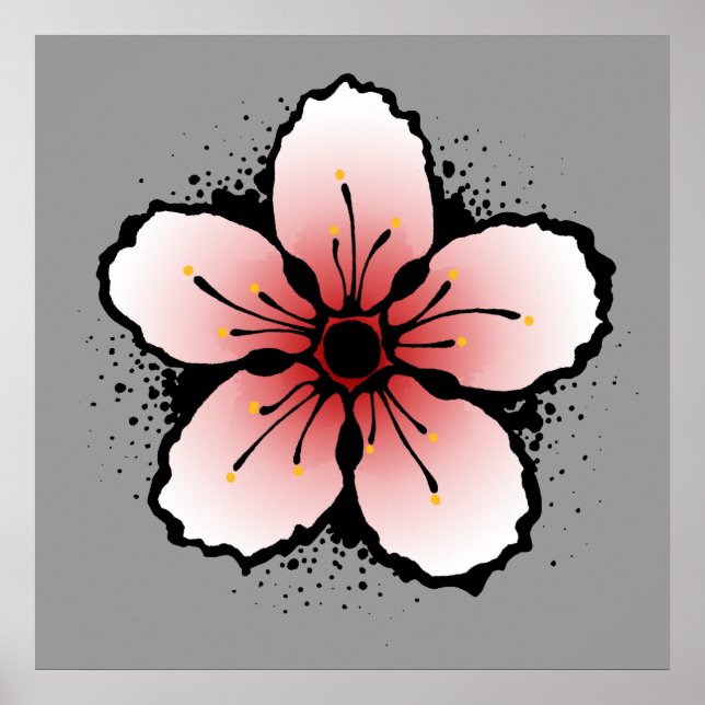 Cherry Blossom Poster (Frente)