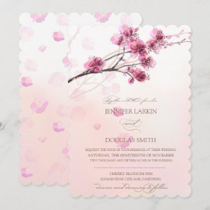 Cherry Blossom/Sakura Convites para Casamento