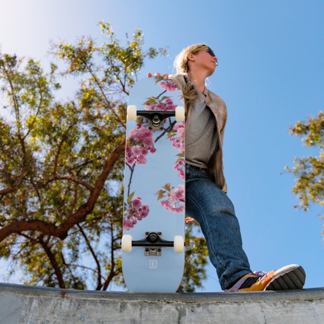 Cherry Blossom Skateboard por Evlear (Ao ar livre 1)