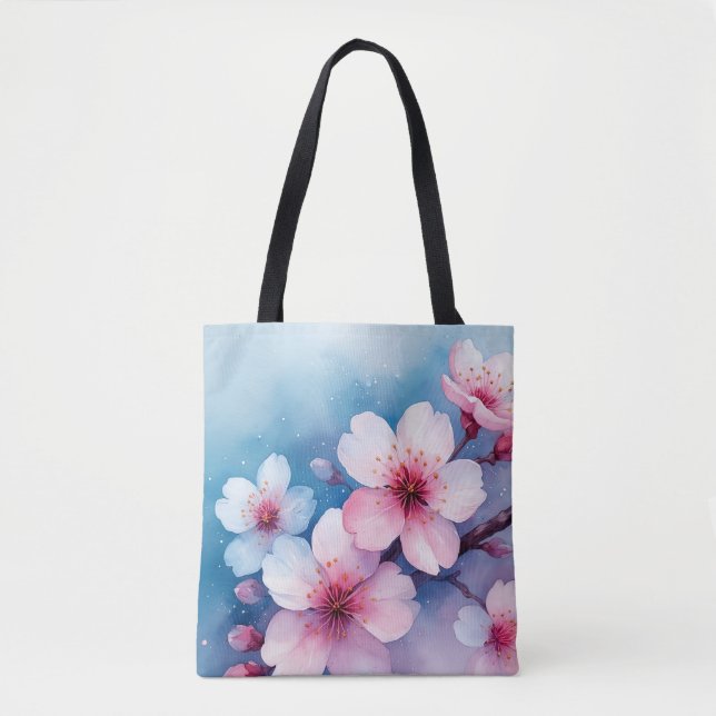 Cherry Blossom Watercolor Dream Bolsa (Frente)