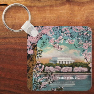Cherry Blossoms Chaveiro