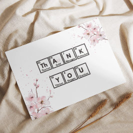Cherry Blossoms e Química: Um agradecimento exclus